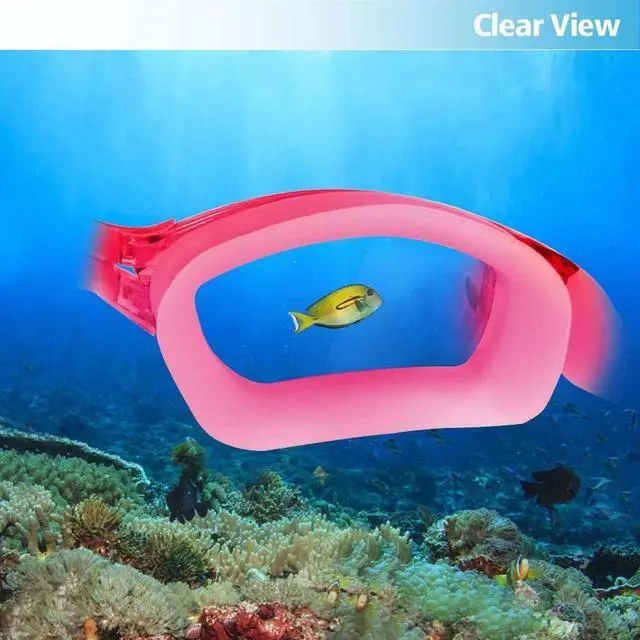 Alt view image 5 of 6 - Goggles for Men Women Teens, Anti-Fog UV-Protection Leak-Proof(Pink Mirrored Colorful)