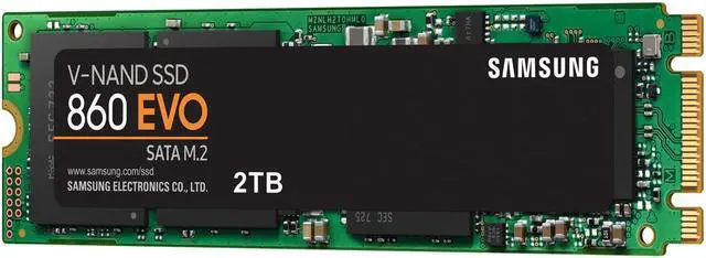 Alt view image 6 of 7 - SAMSUNG 860 EVO Series M.2 2280 250GB/500GB/1TB/2TB SATA III V-NAND 3-bit MLC Internal Solid State Drive (SSD) MZ-N6E