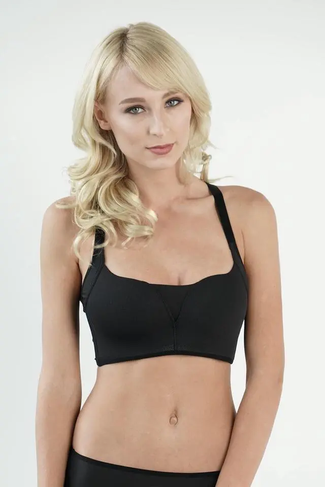 Main image of Sunna Character Women Wire-Free Bra, Wireless Bra for Ultimate Comfort, Shaper Bra, Sports Bra, Quick Dry Sports Bra-2010-BK-32B