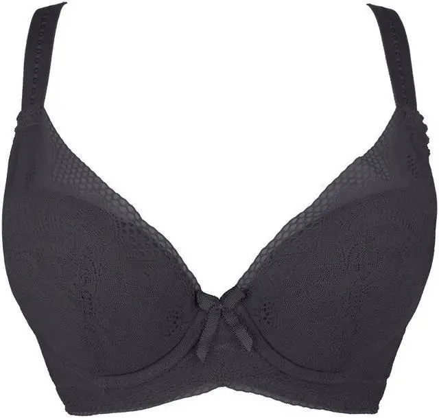 Main image of Sunna Character Underwire Bra/Push Up Bra/Shaper Bra/Lace Bra/T Shirt Bra/for Back and Side Support-1194-BLK-40F