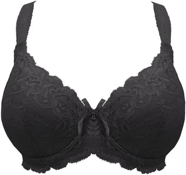 Main image of Sunna Character Underwire Bra/Push Up Bra/Shaper Bra/Lace Bra/T Shirt Bra/for Back and Side Support-1193-BLK-42G