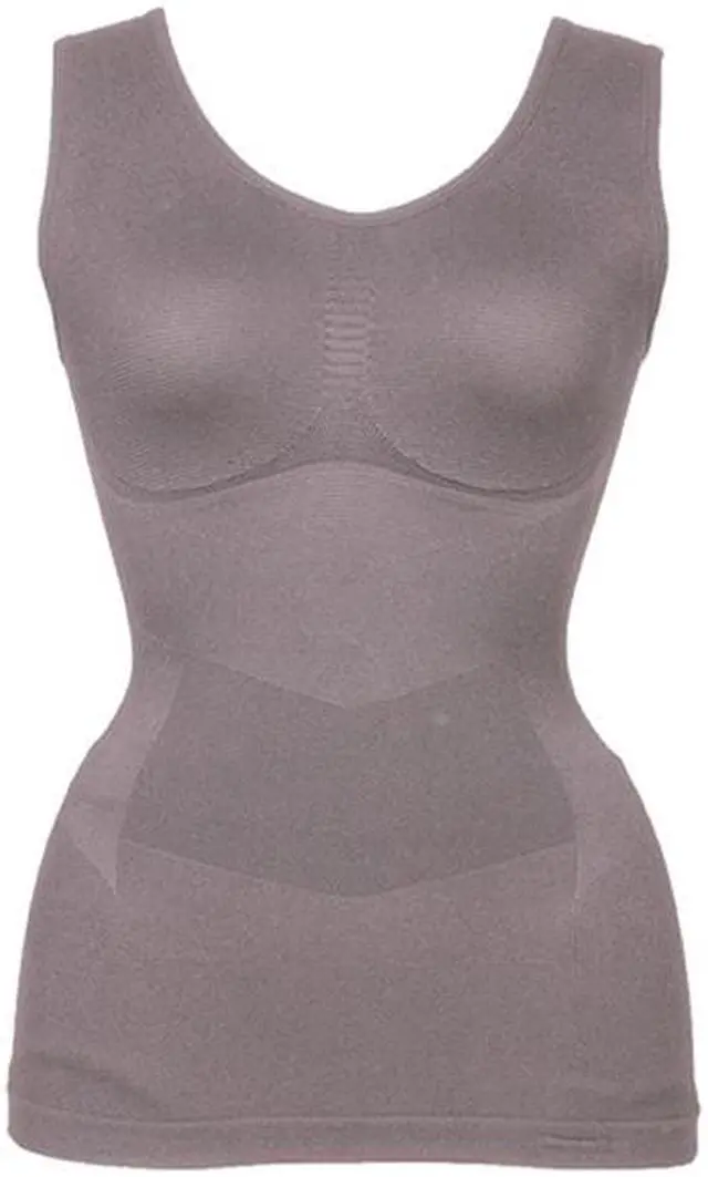 Main image of Sunna Character Thick Straps Vest Slimwear with Bamboo Charcoal Fabric-2899-GY-F