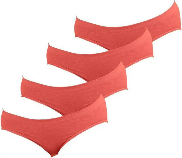 Main image of Sunna Character Low-Waist Panty With Bamboo Charcoal Fabric-Leopard Patterned - 4 PAIRS-1110-DPEA-L_4Pair