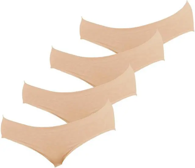 Main image of Sunna Character Low-Waist Panty With Bamboo Charcoal Fabric-Leopard Patterned - 4 PAIRS-1110-BE_4Pair