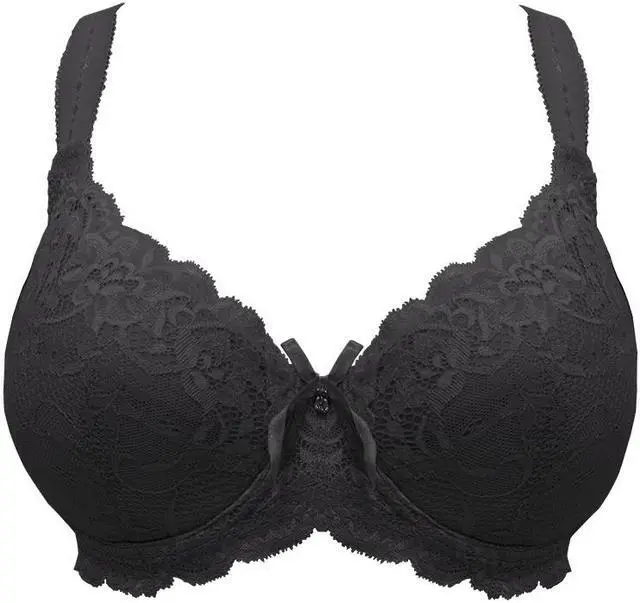 Main image of Sunna Character Underwire Bra/Push Up Bra/Shaper Bra/Lace Bra/T Shirt Bra/for Back and Side Support-1193-BLK-34E