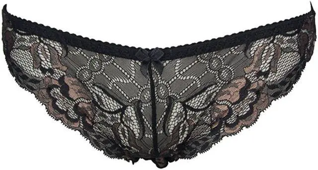 Main image of Sexy Temptation Panties with Bamboo Charcoal Fabric -5072U-BLK-T-L