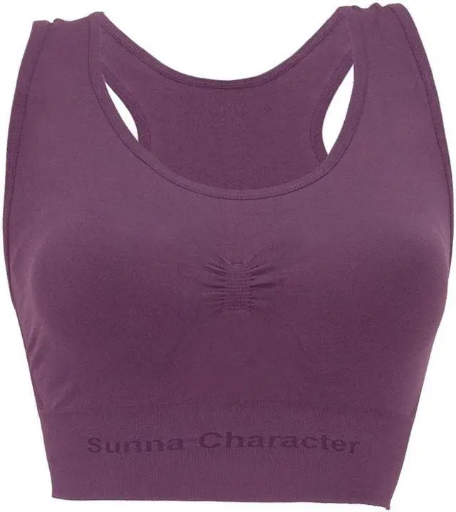 Main image of Sunna Character Fast Drying Sports Bra with Bamboo Charcoal - Cross Back-3292-PUD-M