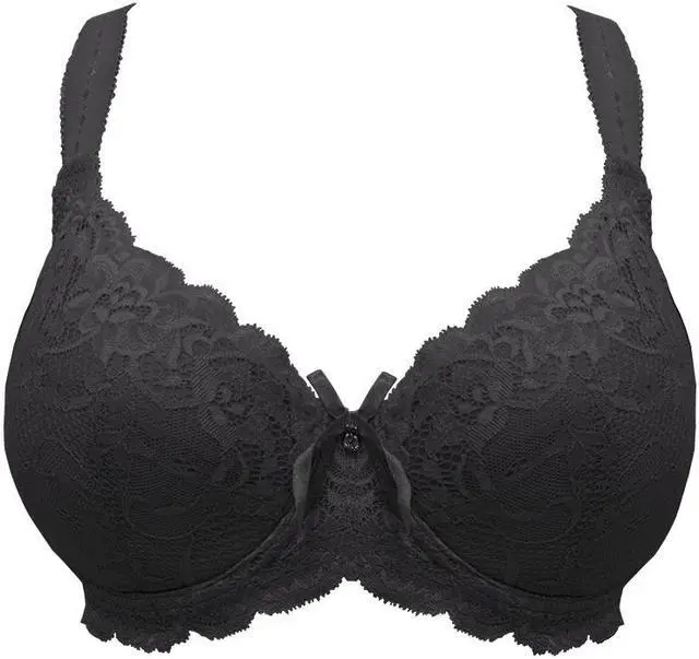 Main image of Sunna Character Underwire Bra/Push Up Bra/Shaper Bra/Lace Bra/T Shirt Bra/for Back and Side Support-1193-BLK-32F
