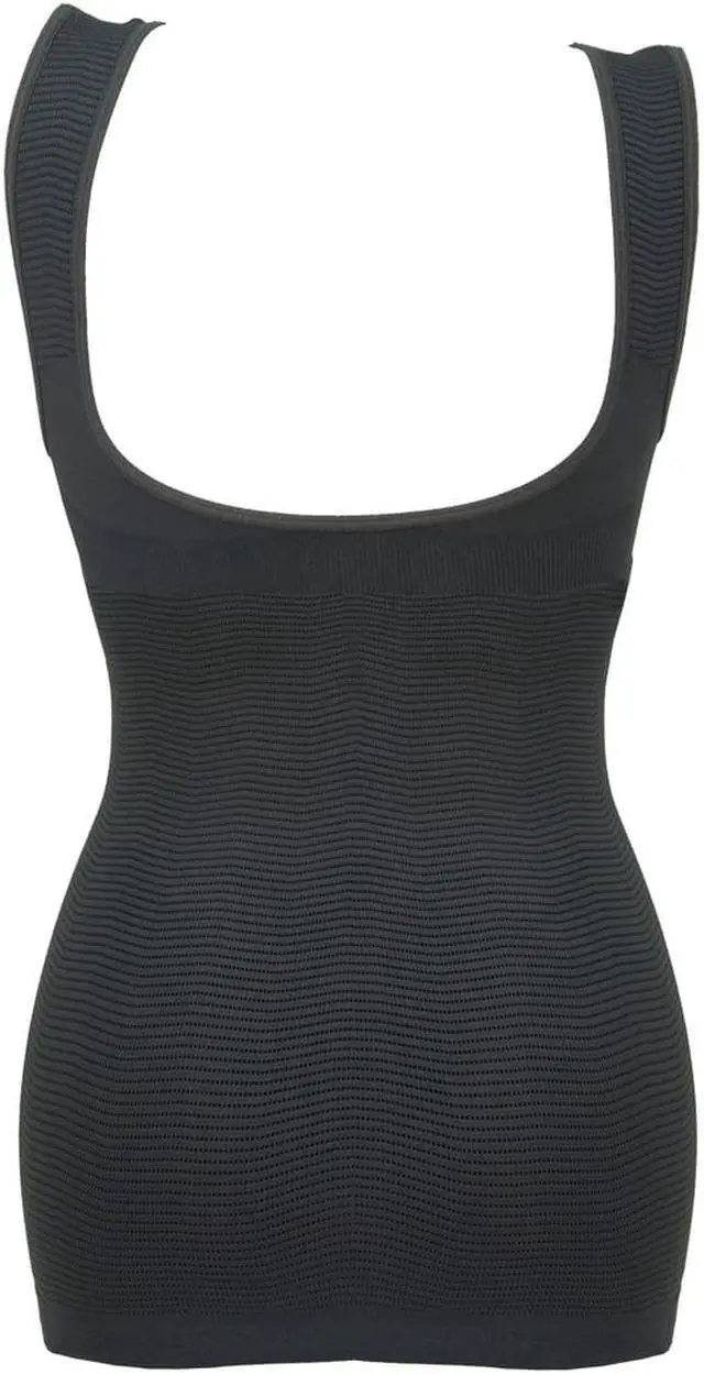 Main image of Sunna Character Firm Control & Enhance Cleavage Slimwear Bamboo Charcoal Fabric-75030-BLK-M