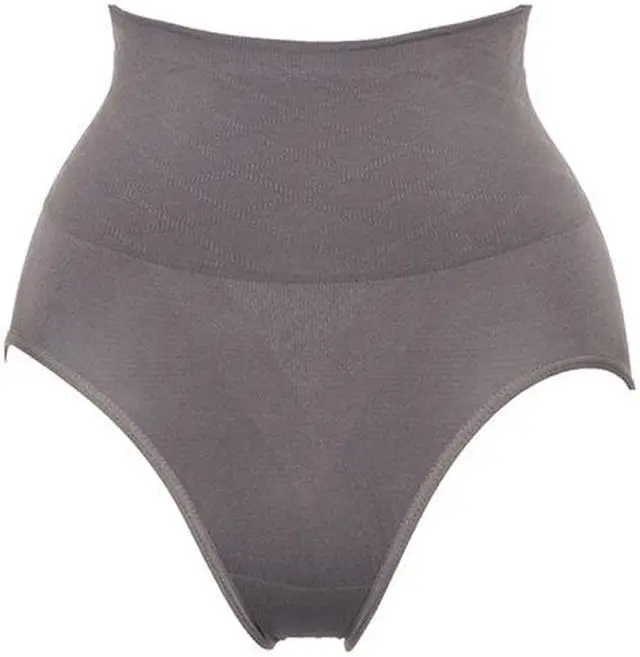Main image of Sunna Character High Waist Slim Wear Panties with Bamboo Charcoal Fabric - 4 pairs-2597-GY_4PAIRS