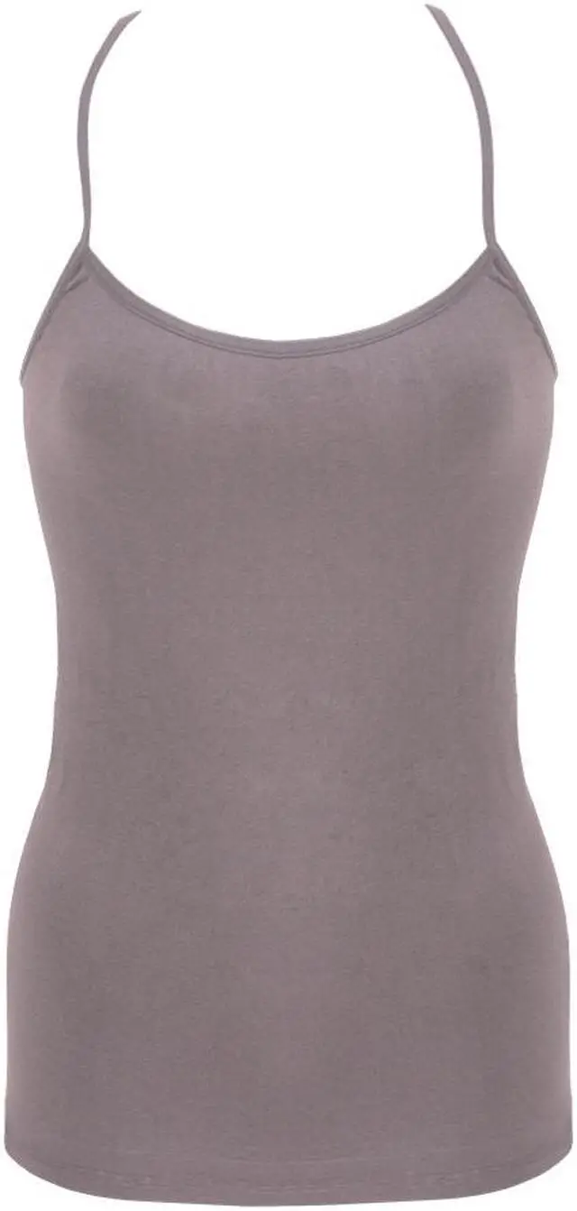 Main image of Sunna Character Thin Straps Slim Wear Vest with Bamboo Charcoal Fabric-2890-GY-F