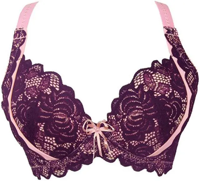 Main image of Sunna Character Underwire Bra/Push Up Bra/Shaper Bra/Lace Bra/T Shirt Bra/for Back and Side Support-1270-PUR-34E