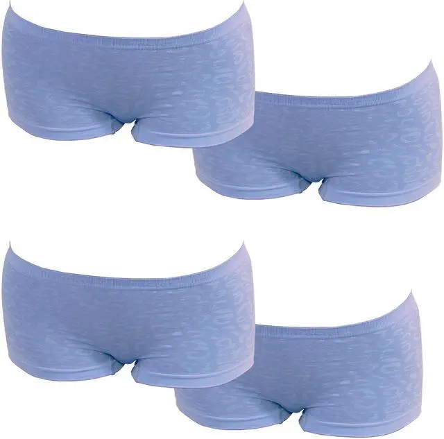 Main image of Sunna Character Low-Waist knickers With Bamboo Charcoal Fabric-Leopard Patterned - 4 pairs-3103-MBL_4Pair