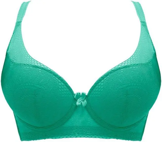 Main image of Sunna Character Underwire Bra/Push Up Bra/Shaper Bra/Lace Bra/T Shirt Bra/for Back and Side Support-5089-GRN-36C