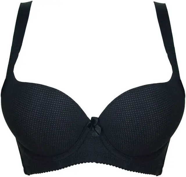 Main image of Sunna Character Underwire Bra/Push Up Bra/Shaper Bra/Lace Bra/T Shirt Bra/for Back and Side Support-8010-BK-36D