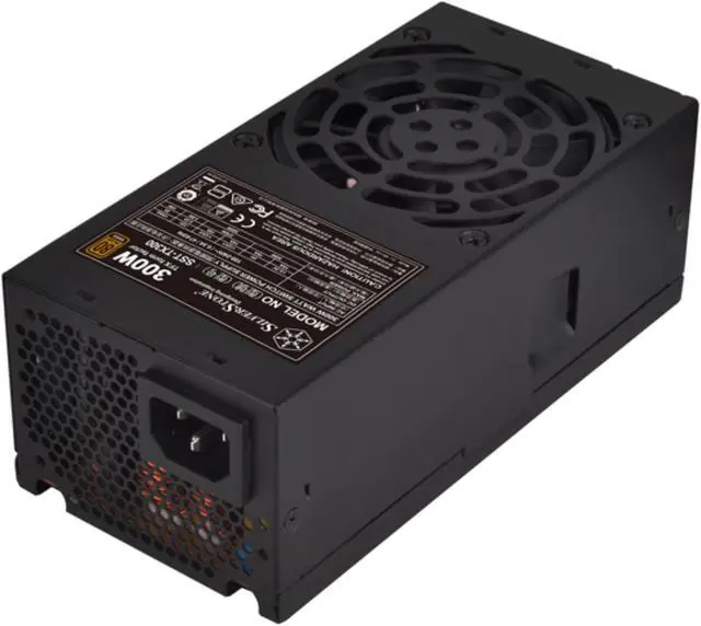 Alt view image 4 of 5 - SilverStone Technology 300W Fixed Cable TFX Power Supply 80 Plus Bronze TX300