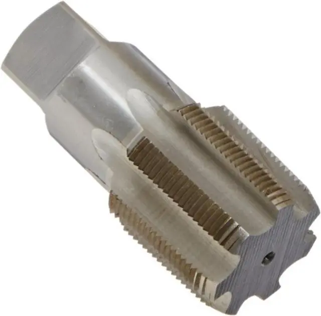 Alt view image 5 of 8 - Drill America DWT Series Qualtech High-Speed Steel Pipe Tap, Uncoated (Bright) Finish, Round with Square End Shank, 1-1/2"-11-1/2 NPT (Pack of 1)