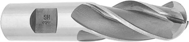 Alt view image 5 of 6 - Drill America DWCF Series High-Speed Steel End Mill, Polished Finish, 4 Flute, Ball End, 3/4" Cutting Length, 3/8" Cutting Diameter, 2-9/16" Length, 3/8" Shank (Pack of 1)