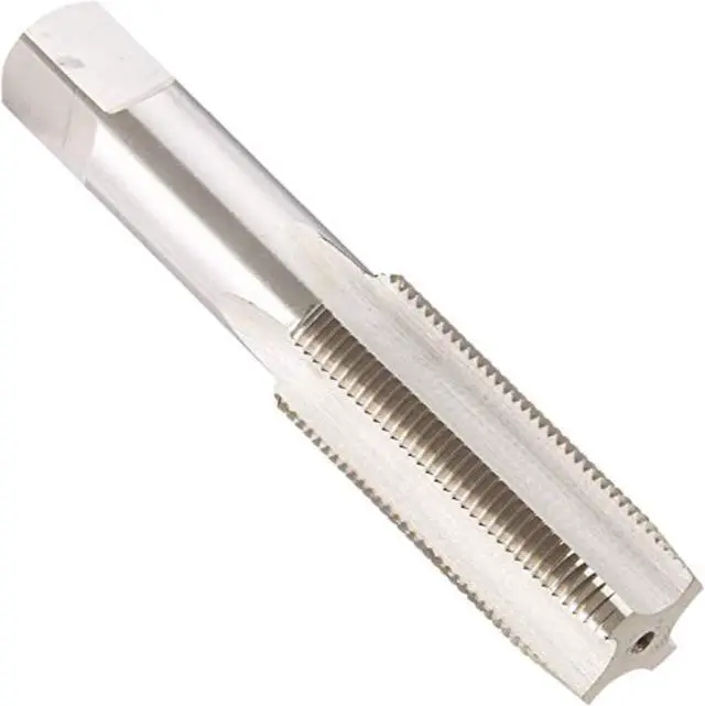 Alt view image 7 of 8 - Drill America T/A Series High-Speed Steel Hand Threading Tap, Uncoated (Bright) Finish, Round with Square End Shank, Bottom Chamfer, 11/16"-11 Size (Pack of 1)