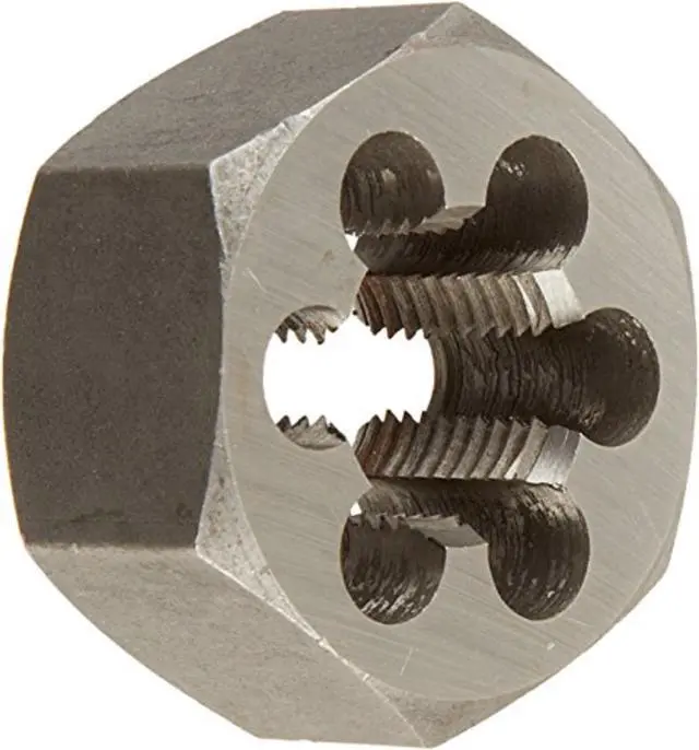Main image of Drill America 1"-8 HSS Hex Die, DWTHSHEX18