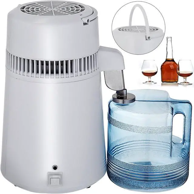 Main image of VEVOR 4l Home Countertop Stainless Steel Interior Water Distiller Purifier Machine