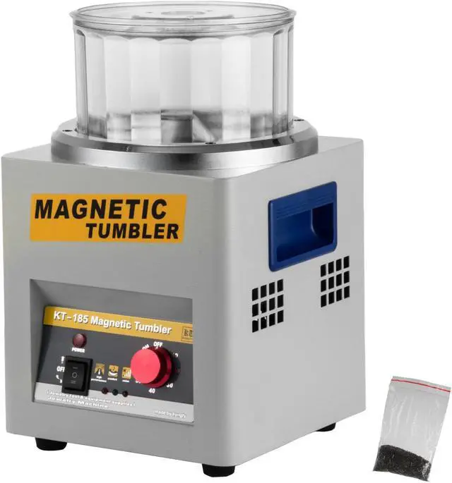 Main image of VEVOR 180mm Magnetic Tumbler Jewelry Polisher Machine Polishing 4 Speeds Steel Pins