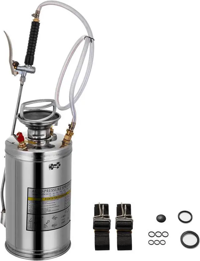 Main image of VEVOR 1.5 Gal. Industrial Contractor Stainless Steel Concrete Sprayer Garden