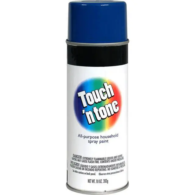 Alt view image 4 of 4 - Rustoleum Touch 'N Tone Topcoat Spray Paint, 10 oz Aerosol Can, Royal Blue