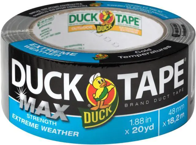 Alt view image 5 of 6 - Duck Max Extreme Weather Duct Tape Silver 1.88" x 20 Yards (241635) 24338427