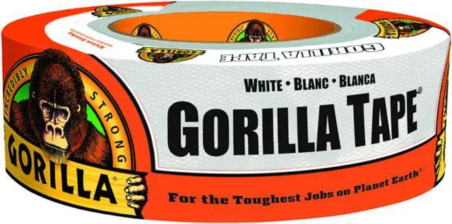 Alt view image 8 of 20 - GORILLA GLUE 6025001 Duct Tape,Round,White,5-3/4 in. dia.
