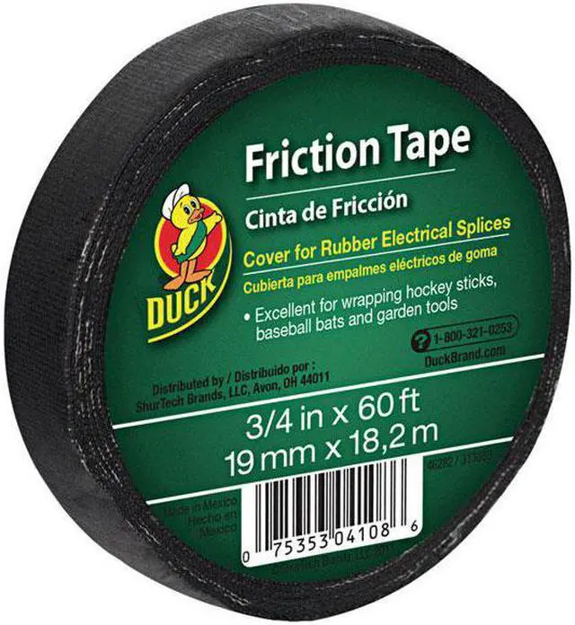 Alt view image 4 of 4 - Duck Brand Friction Tape: 3/4 in x 60 ft. (Black)