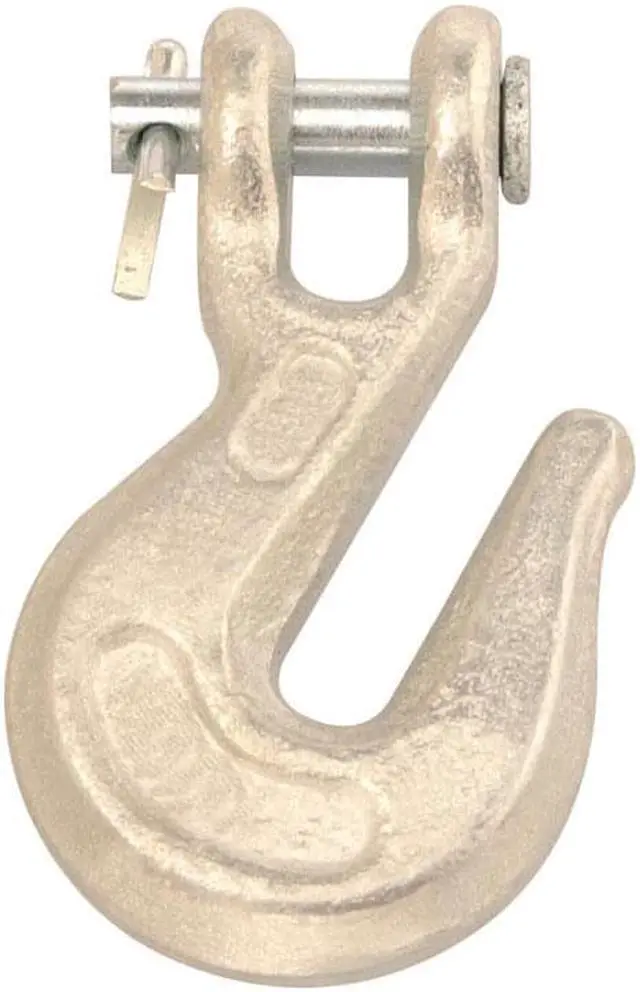 Alt view image 3 of 3 - CAMPBELL CHAIN & FITTINGS T9501424 1/4" Clevis Grab Hook, Grade 43, Zinc Plated