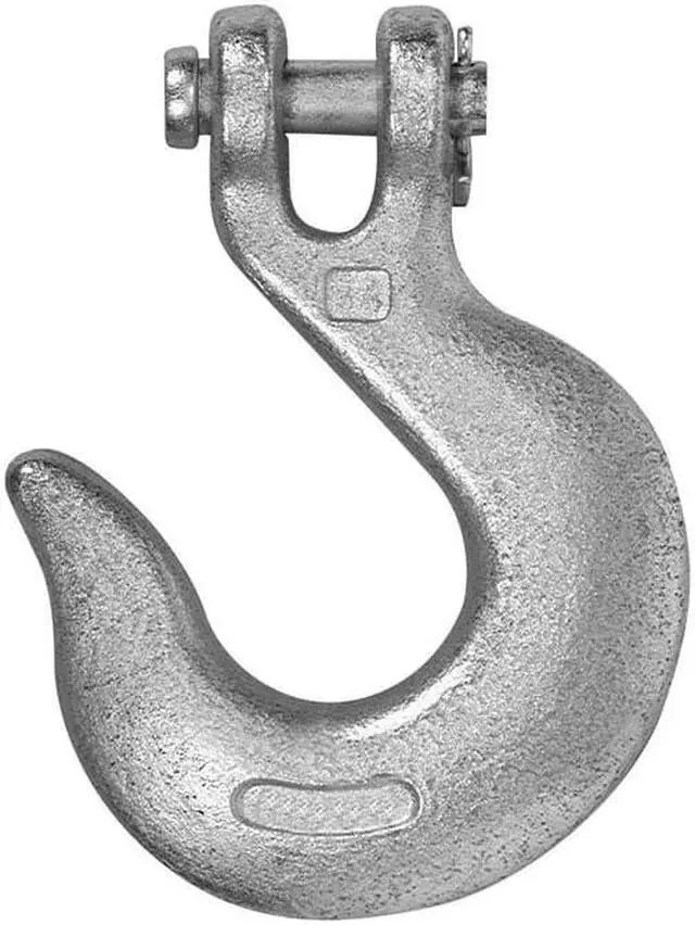 Alt view image 3 of 3 - CAMPBELL CHAIN & FITTINGS T9401624 3/8" Clevis Slip Hook, Grade 43, Zinc Plated