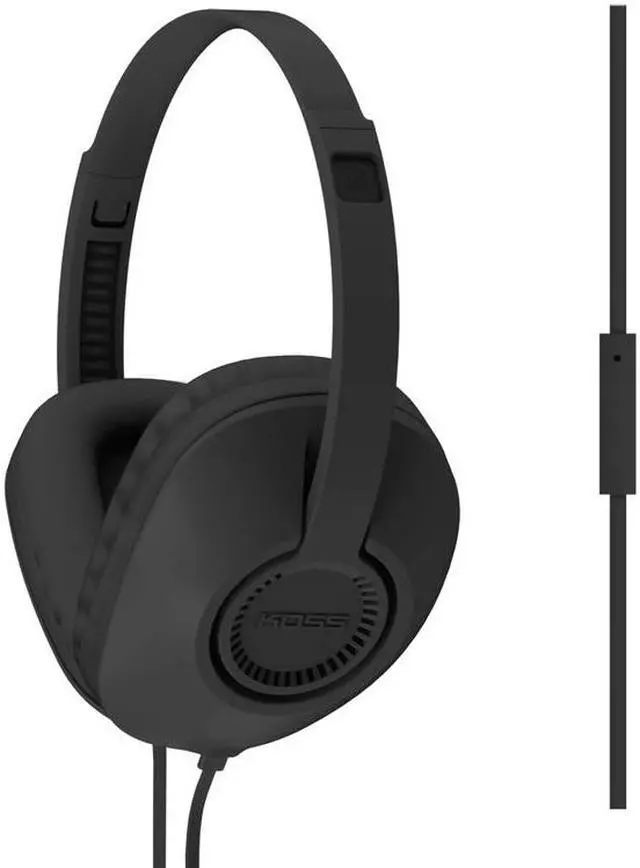 Alt view image 16 of 19 - KOSS Black 189270 Binaural Full Size with Mic