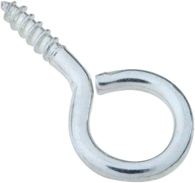 Alt view image 6 of 6 - National #12 Zinc Large Screw Eye (10 Ct.) N119081