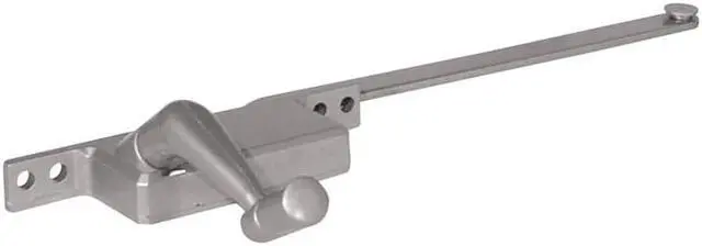Alt view image 3 of 3 - Prime-Line Silver Steel Right Single-Arm Casement Square Type Window Operator For Steel Framed - Total Qty: 1; Each Pack Qty: 1