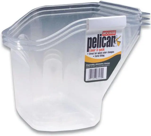 Alt view image 4 of 4 - WOOSTER 8629 PET Recycled Plastic Paint Bucket Liner, 1 qt, 3 PK