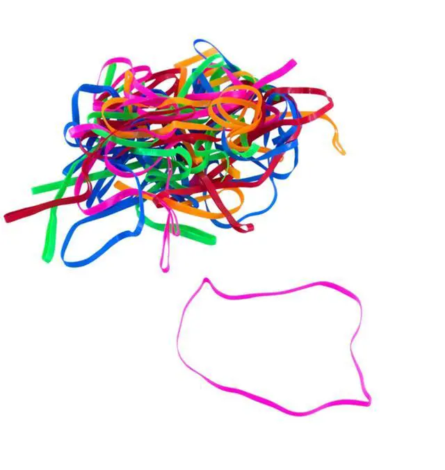 Alt view image 17 of 20 - Baumgartens PlastiBands, Size 4-1/4", 100/BX, Assorted Colors SF6000