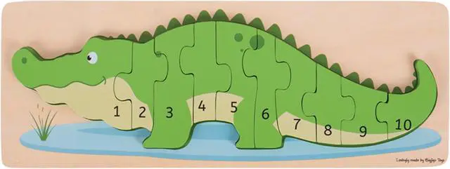 Alt view image 8 of 8 - Crocodile Number Puzzle