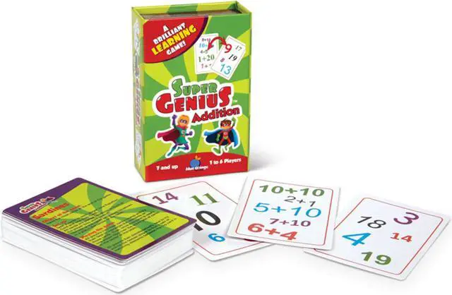 Alt view image 15 of 15 - Super Genius - Addition - Card Game by Blue Orange Games (01301)
