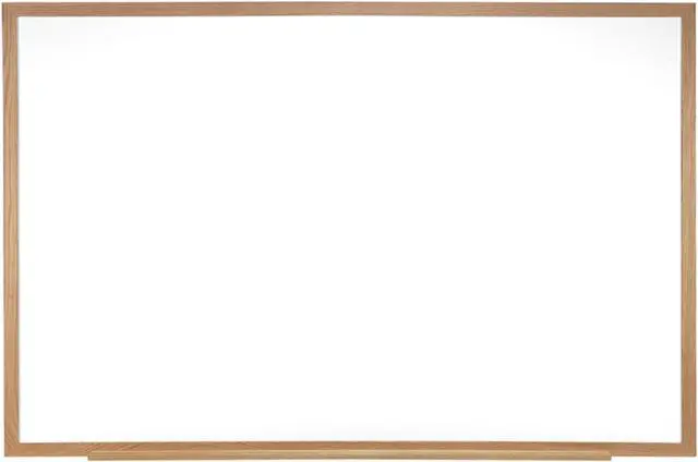 Alt view image 10 of 10 - 18.0" x 24.0" Wood Frame Non-Magnetic Whiteboard