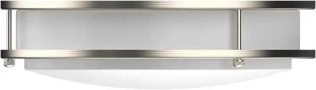 Alt view image 3 of 7 - DYMOND LED Ceiling Light | All-in-ONE Adjustable Light Color | Selectable 5- WAY CCT (2700K/3000K/3500K/4000K/5000K) | Double Ring | Dimmable | Flush mount