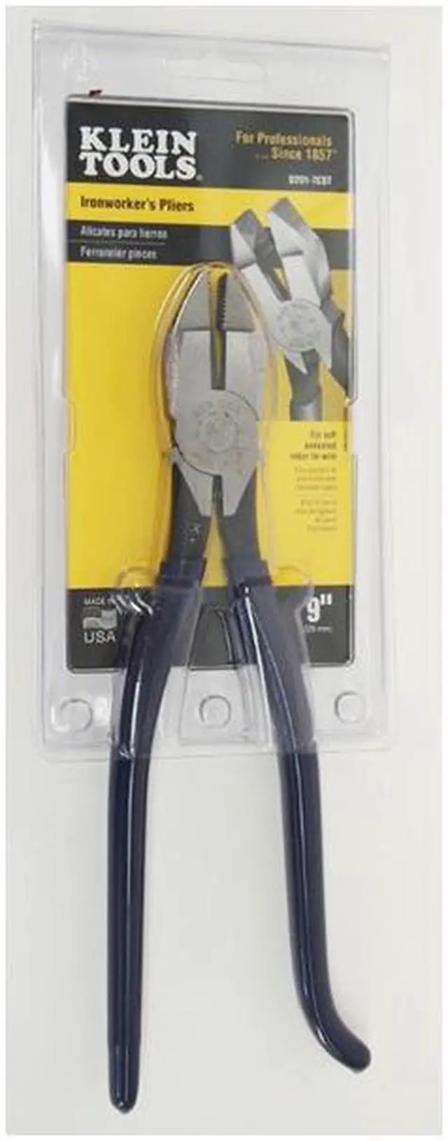 Alt view image 3 of 11 - Klein 8 In. Steel Ironworker Pliers D201-7CST