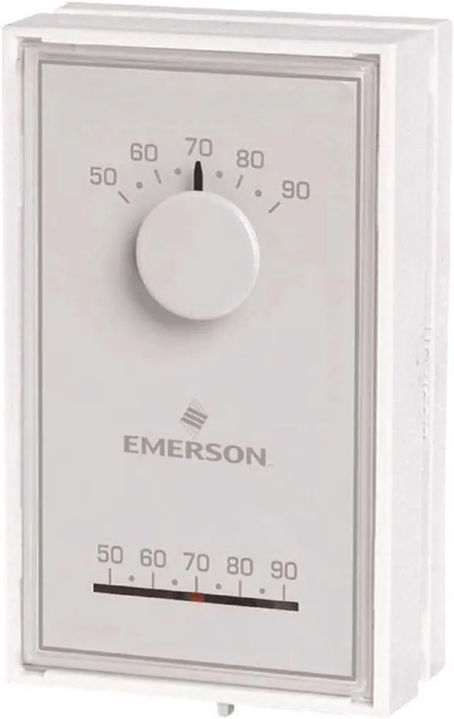 Alt view image 5 of 6 - Emerson Low Volt NP Analog Tstat Heat,Rectangle  1E30N-910