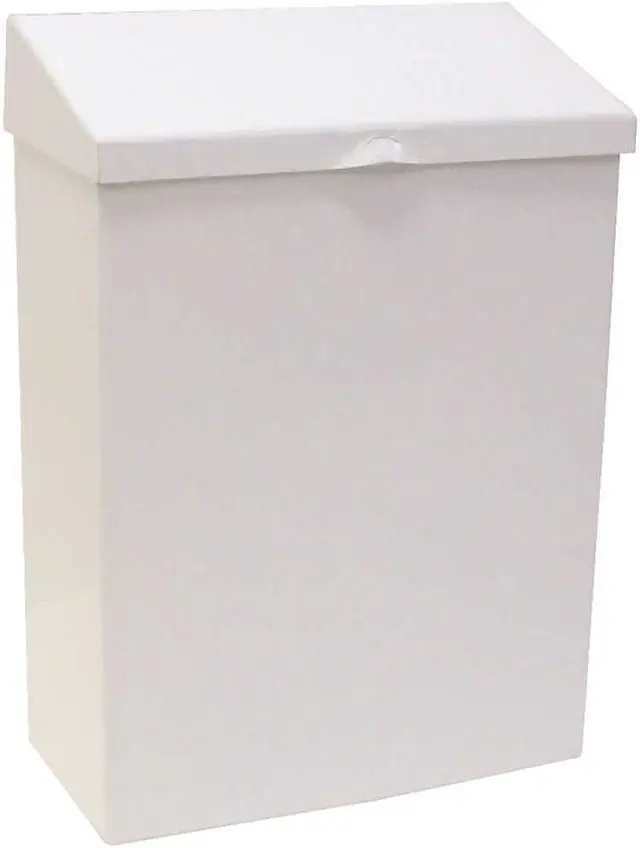 Alt view image 5 of 8 - Hospital Specialty Feminine Hygiene Waste Receptacle 8 1/4w x 4 1/2d x 11 5/8h