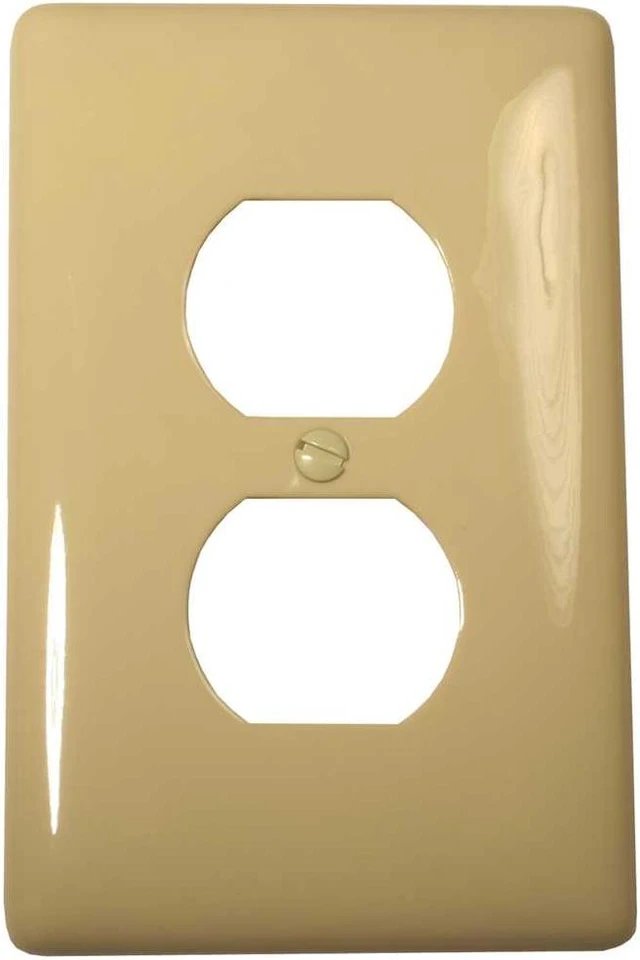 Alt view image 2 of 2 - HUBBELL WIRING DEVICE-KELLEMS NP8I Wallplate, 1-Gang, for 15 Amp 2 and 3 Wire