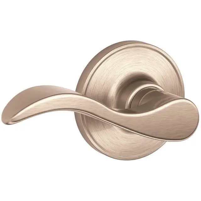 Alt view image 4 of 4 - Schlage J10SEV619 Seville Hall and Closet Lever, Satin Nickel