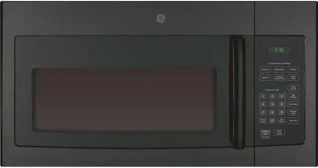 Alt view image 4 of 4 - GE JVM3160DFBB 1.6 Cu. Ft. 1000W Black Over-the-Range Microwave