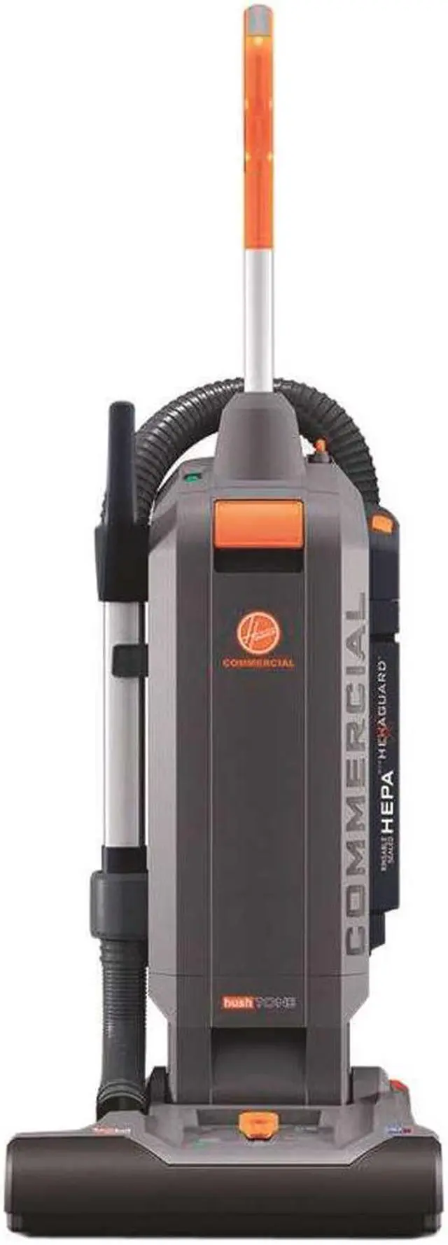Alt view image 3 of 4 - HushTone Vacuum Cleaner with Intellibelt 15" Cleaning Path Gray/Orange CH54115