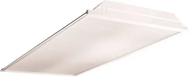 Main image of Hubbell Lighting 2493008 Columbia 2 Ft. X 4 Ft. 38-Watt White Integrated Led Lensed Recessed Troffer Light